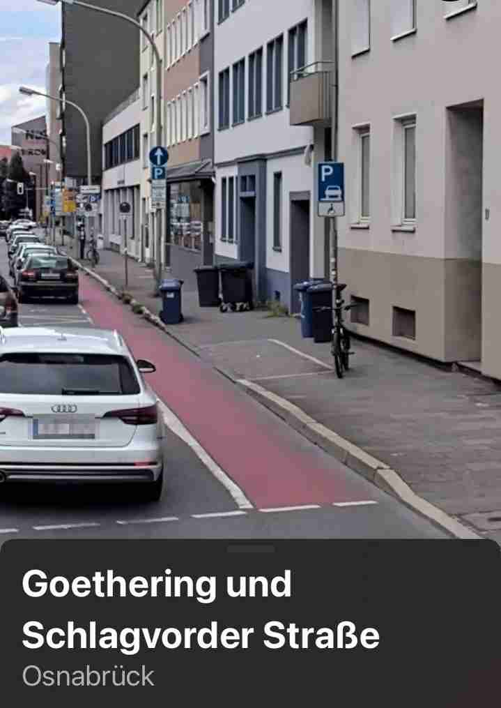 Goethering in Osnabrück Fahrradanlehnbügel Fahrrad abstellen verboten am 04.12.2022 (4)