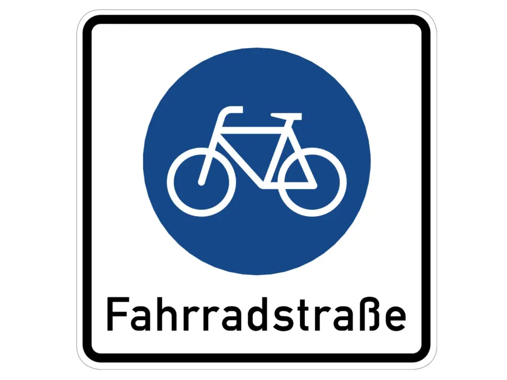Verkehrszeichen 244.1 – Beginn einer Fahrradstraße